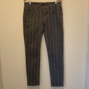 Levi’s 524 Too Superlow Women's Striped Jeans Sz 31/32